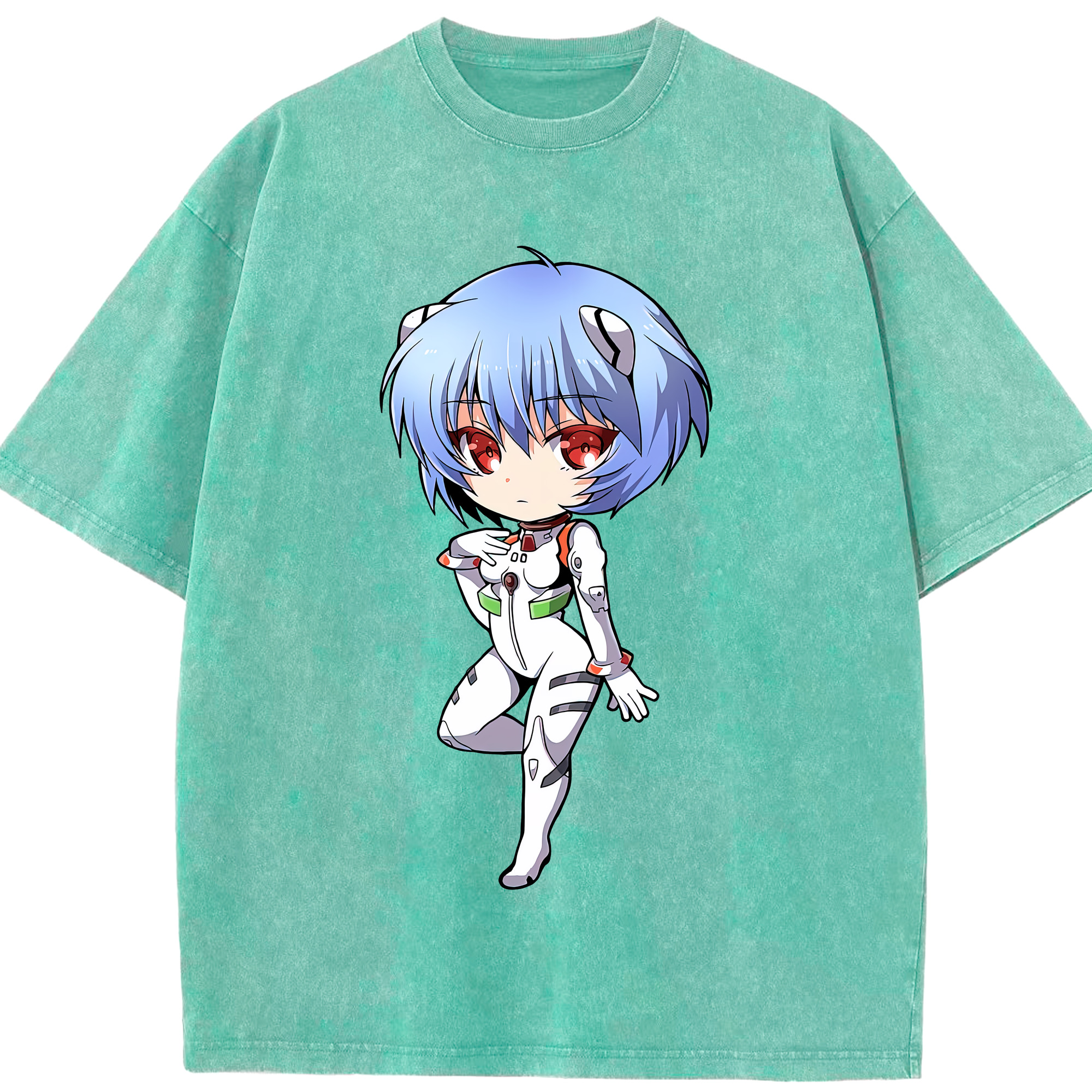 （画像用） EVA 新世紀エヴァンゲリオン 綿100% ヴィンテージ風 半袖Tシャツ（フロントプリント）